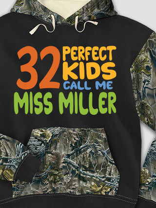 Perfect Kids : Printed 2-Tone Camo Hoodies
