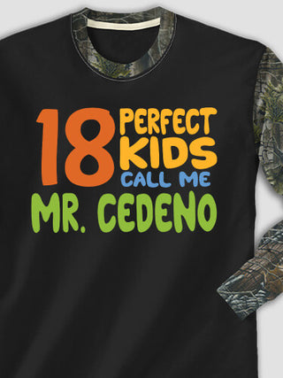 Perfect Kids : Printed 2-Tone Camo Long Sleeves