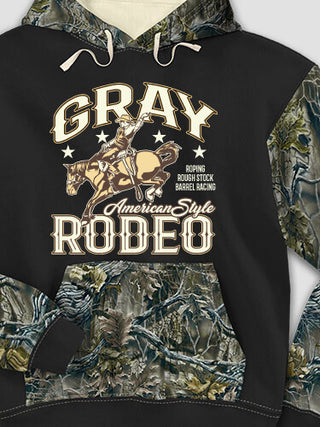 Rodeo : Printed 2-Tone Camo Hoodies
