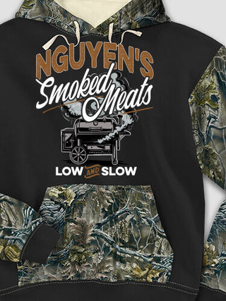 Smoked Meats : Printed 2-Tone Camo Hoodies