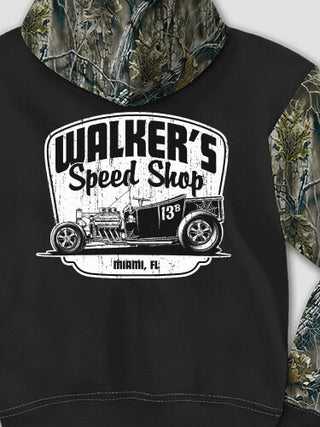 Speed Shop BP : Printed 2-Tone Camo Hoodies