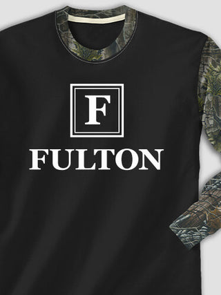Square Monogram : Printed 2-Tone Camo Long Sleeves