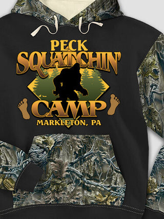 Squatchin' Camp : Printed 2-Tone Camo Hoodies