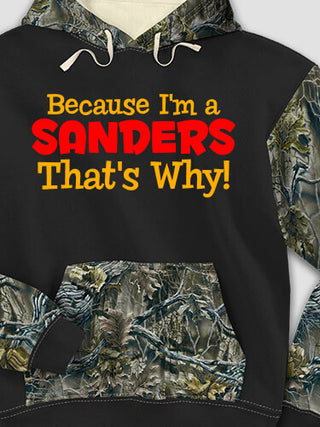 That's Why : Printed 2-Tone Camo Hoodies