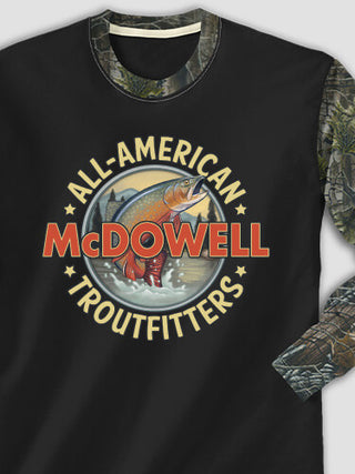 Troutfitters : Printed 2-Tone Camo Long Sleeves