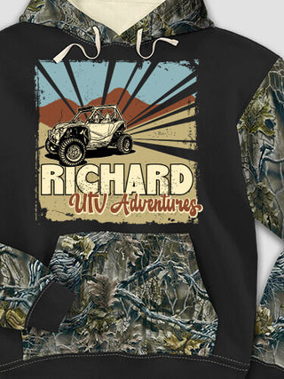 UTV Adventures : Printed 2-Tone Camo Hoodies