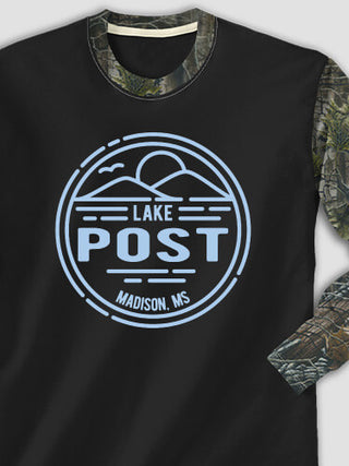 Vintage Lake : Printed 2-Tone Camo Long Sleeves