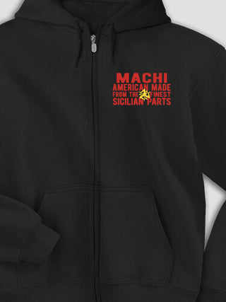 Sicilian Parts : Embroidered Zip Hoodies