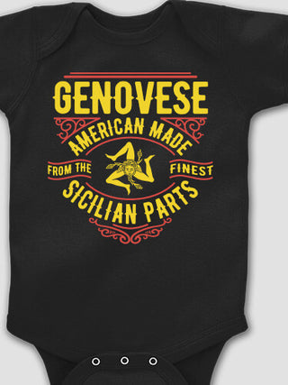 Sicilian Parts : Printed Baby Bodysuits