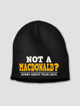 Sorry About Your Luck : Embroidered Beanies