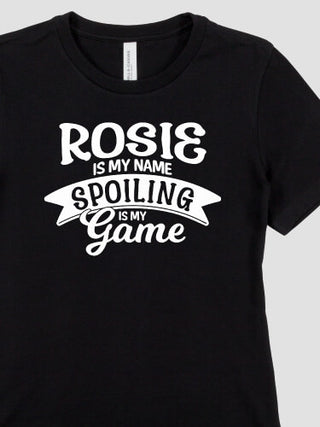Spoiling Is My Game : Premium Ladies T-Shirts