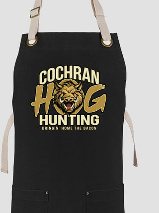 Hog Hunting : Printed Canvas Work Aprons