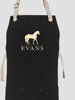 Horse : Printed Canvas Work Aprons