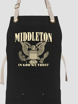 In God We Trust : Printed Canvas Work Aprons