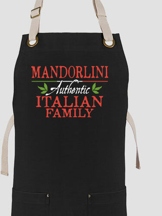 Italian Family : Printed Canvas Work Aprons