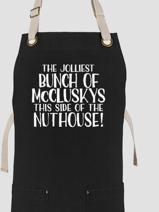 Jolliest Bunch : Printed Canvas Work Aprons
