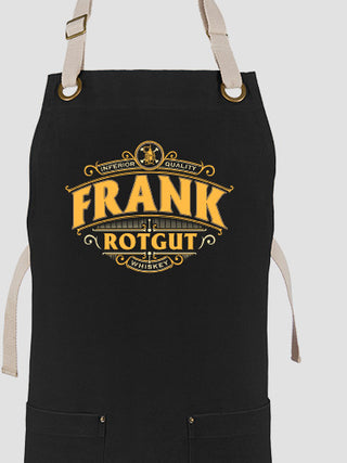 Rotgut Whiskey : Printed Canvas Work Aprons
