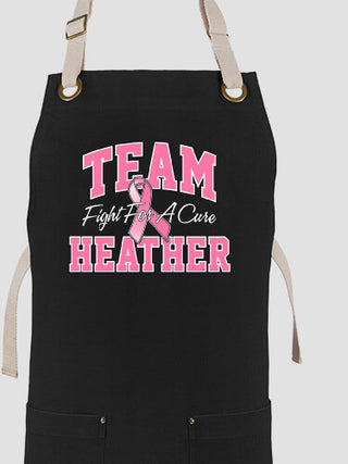 Team Pink : Printed Canvas Work Aprons