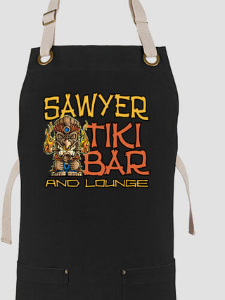 Tiki Bar : Printed Canvas Work Aprons