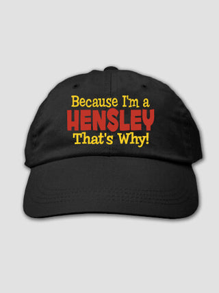 That's Why : Embroidered Baseball Hats