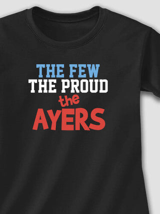 The Few The Proud : Adult Ladies Fitted T-Shirt
