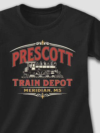 Train Depot : Adult Ladies Fitted T-Shirt