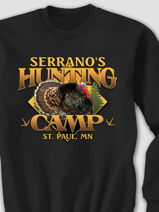 Turkey Hunting Camp : Printed Sweatshirts
