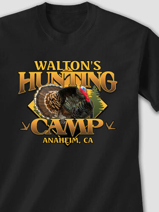 Turkey Hunting Camp : Printed T-Shirts