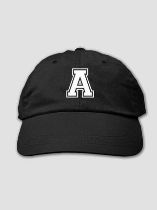 Varsity Letter : Embroidered Baseball Hats