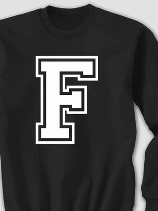 Varsity Letter : Printed Sweatshirts