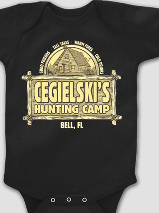 Vintage Hunting Camp : Printed Baby Bodysuits