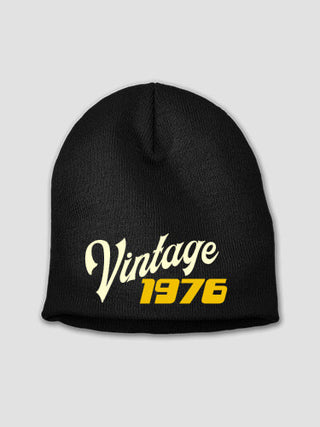 Vintage : Embroidered Beanies