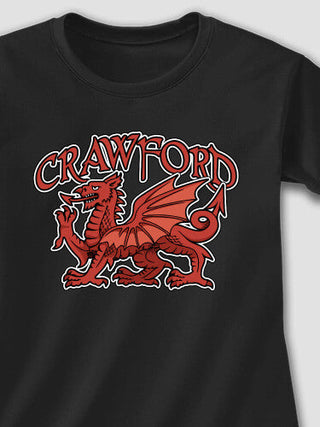 Welsh Dragon : Adult Ladies Fitted T-Shirt