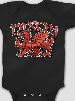 Welsh Dragon : Printed Baby Bodysuits