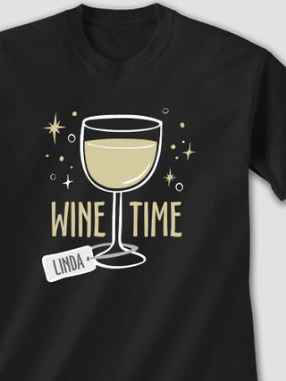 Wine Time : Printed T-Shirts