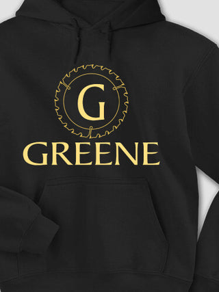 Woodworking Monogram : Printed Hoodies