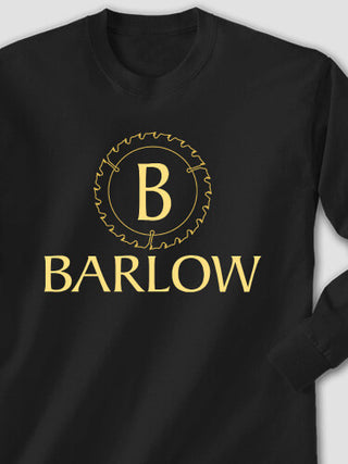 Woodworking Monogram : Printed Long Sleeves