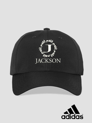 Wreath Monogram : Embroidered Adidas&reg; Hats