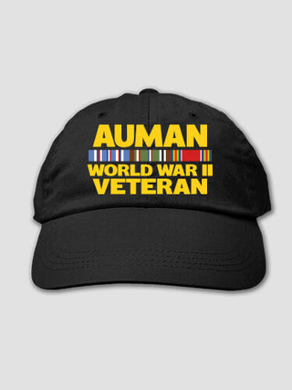WW2 European Veteran : Embroidered Baseball Hats