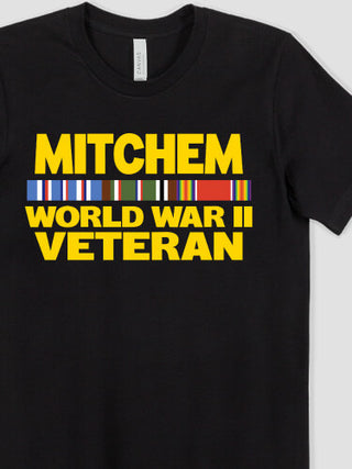 WW2 European Veteran : Printed T-Shirts