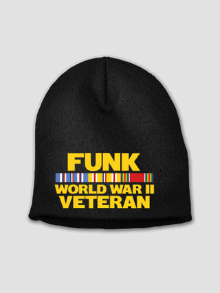WW2 Pacific Veteran : Embroidered Beanies