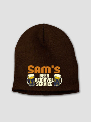Beer Removal : Embroidered Beanies