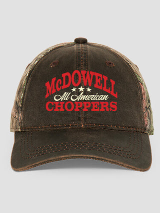 All American Choppers : Embroidered 2-Tone Camo Hats