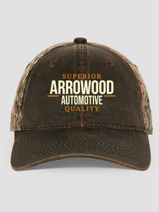 Automotive : Embroidered 2-Tone Camo Hats