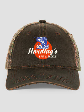 Bait and Tackle : Embroidered 2-Tone Camo Hats