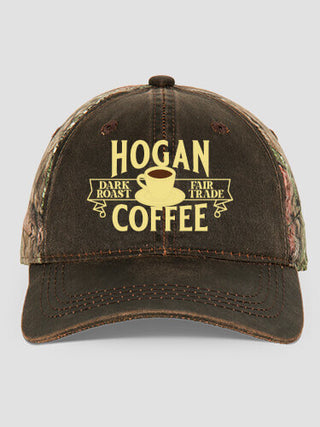 Coffee : Embroidered 2-Tone Camo Hats