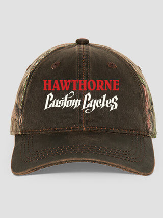 Custom Cycles : Embroidered 2-Tone Camo Hats