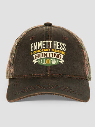 Deer Hunting Hall Of Fame : Embroidered 2-Tone Camo Hats