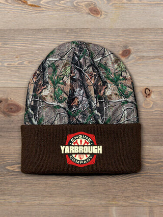Engine Company : Embroidered 2-Tone Camo Cuffed Beanie