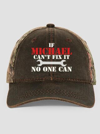 Fix It : Embroidered 2-Tone Camo Hats